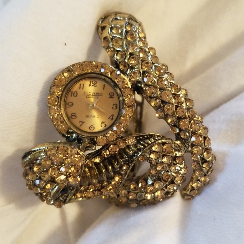 Ficaro couture viper snake watch